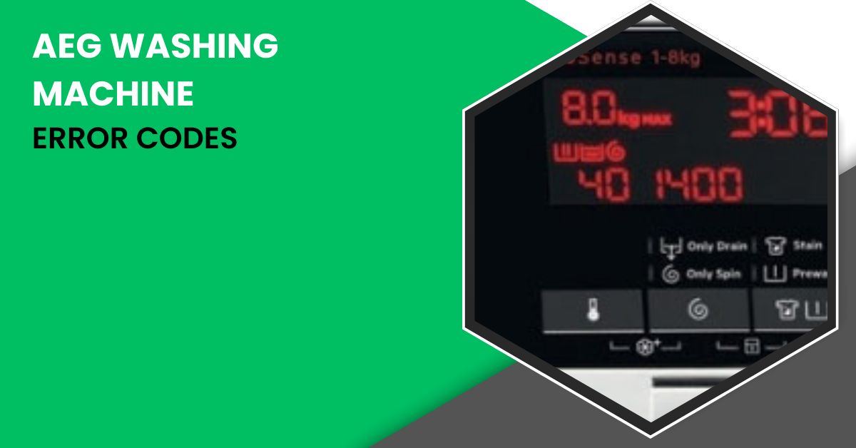 AEG Washing Machine Error Codes AWS Domestic Appliance Repairs