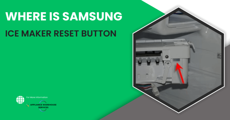 Where is Samsung Ice Maker Reset Button