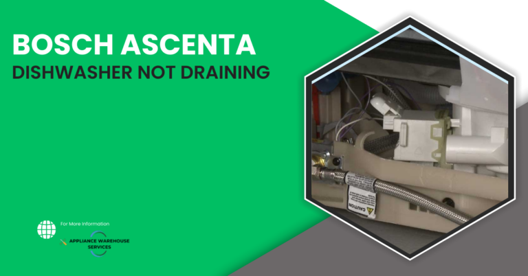 Bosch Ascenta Dishwasher not Draining