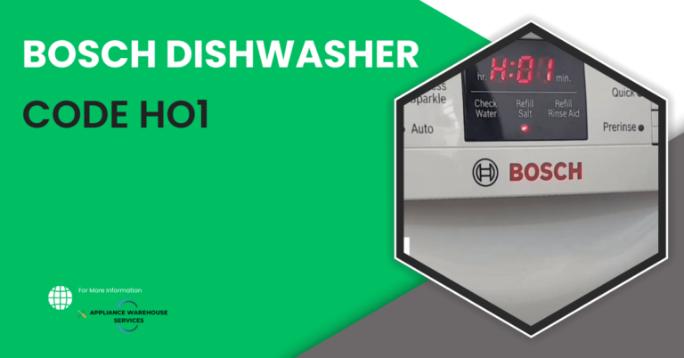 Bosch Dishwasher Code HO1