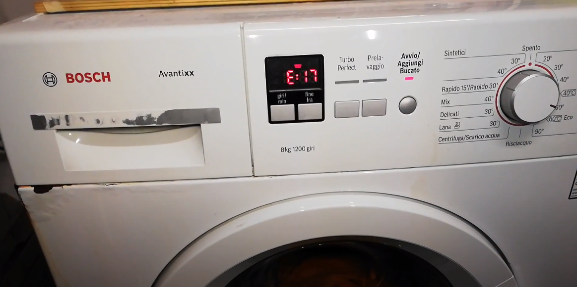 E17 Error Code On Bosch Dishwasher at David Dumas blog