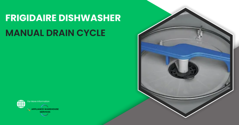 Frigidaire Dishwasher Manual Drain Cycle