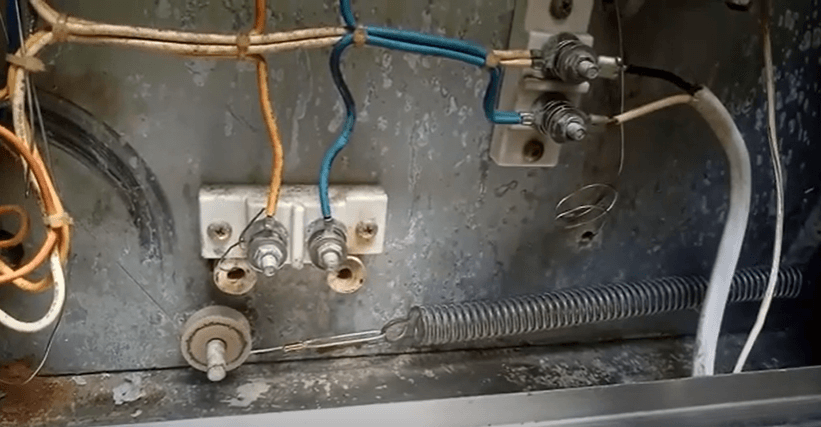 Inspecting oven door springs