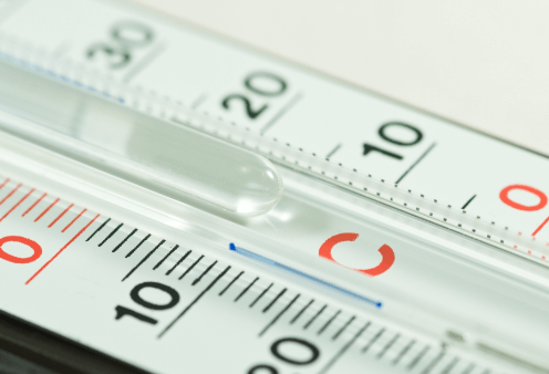 Using thermometer 